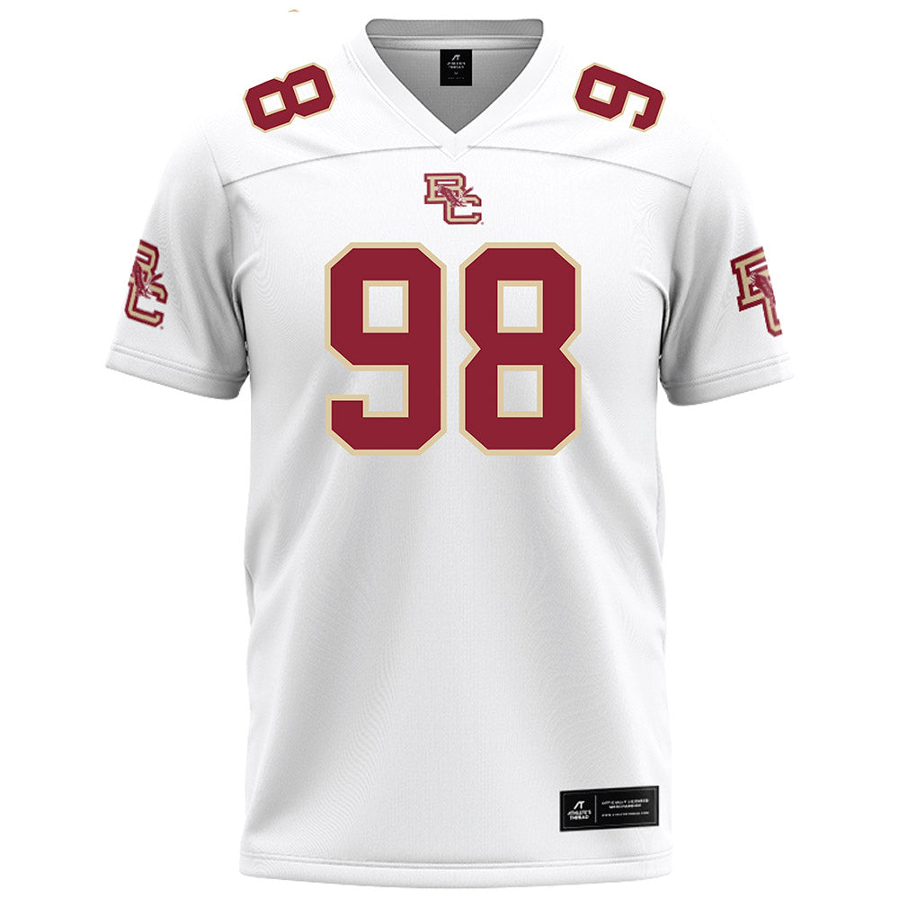 Boston College - NCAA Football : Israel Oladipupo - White Football Jersey-0