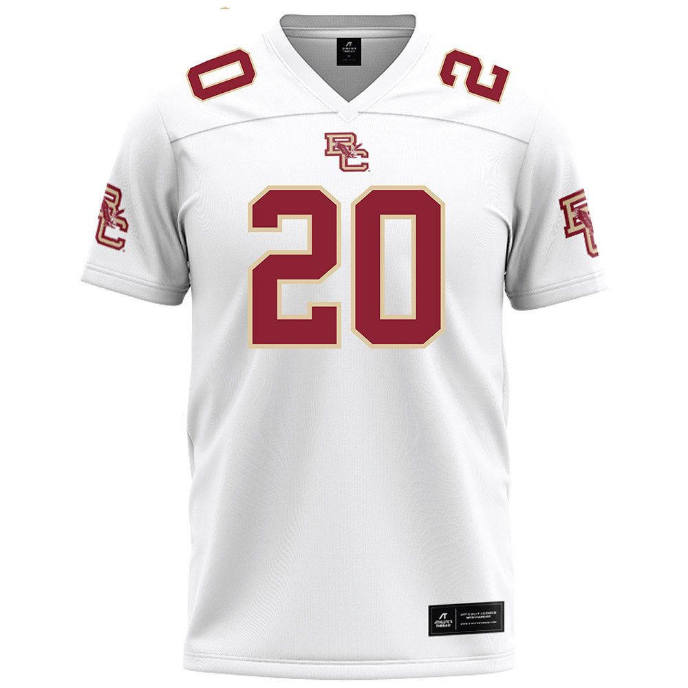 Boston College - NCAA Football : Marcus Upton - White Football Jersey-0