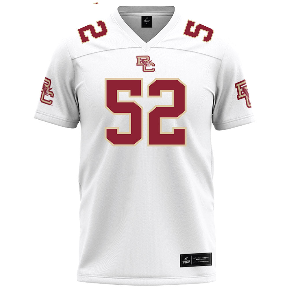 Boston College - NCAA Football : Judah Pruitt - White Football Jersey-0