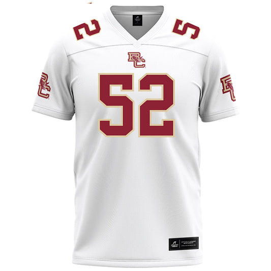 Boston College - NCAA Football : Judah Pruitt - White Football Jersey-0