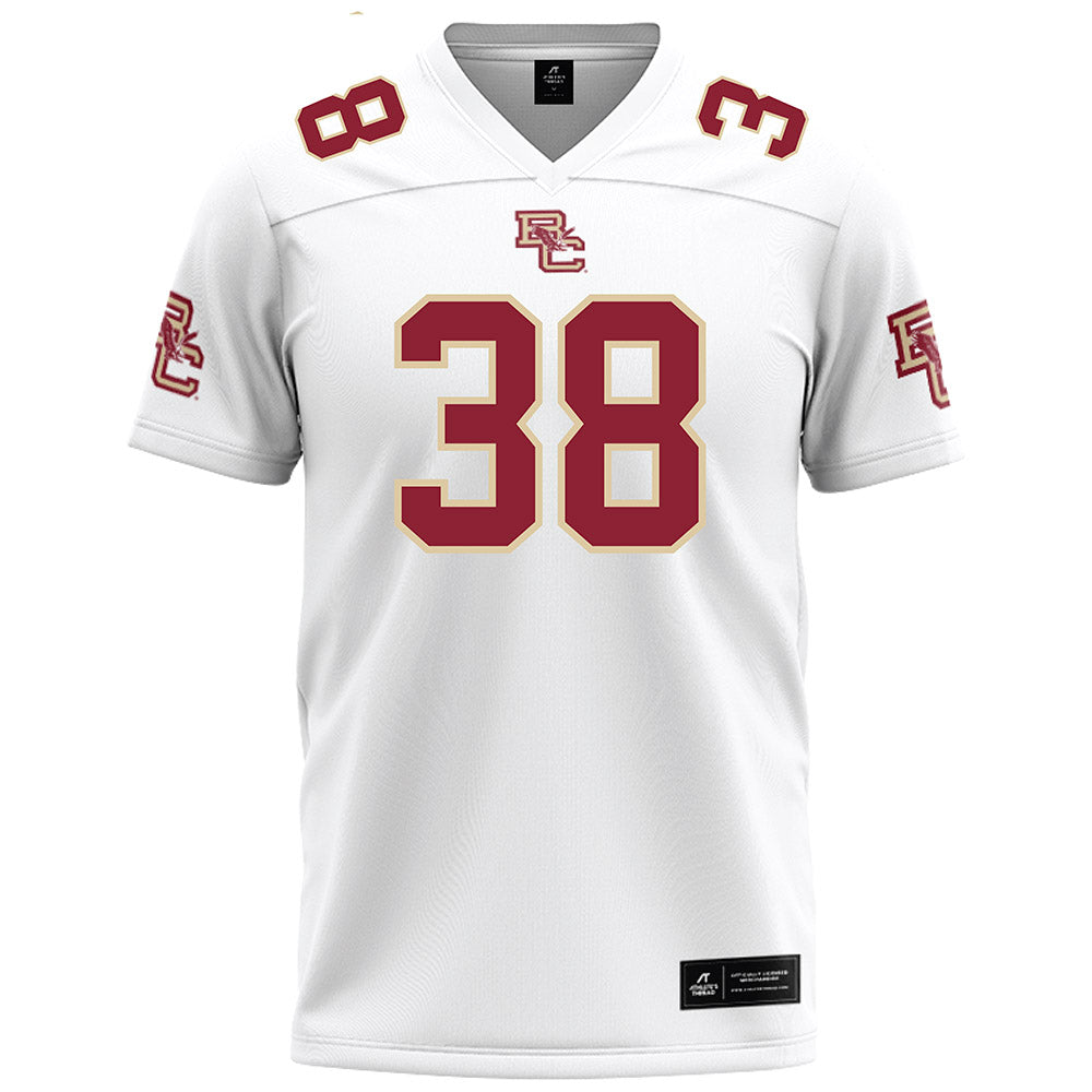 Boston College - NCAA Football : Tommy Cusick III - White Football Jersey-0