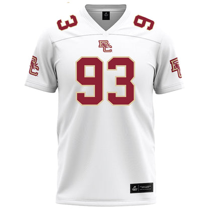 Boston College - NCAA Football : Gavin Neil - White Football Jersey-0