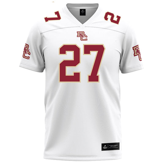 Boston College - NCAA Football : Jordan Rodriguez - White Football Jersey-0