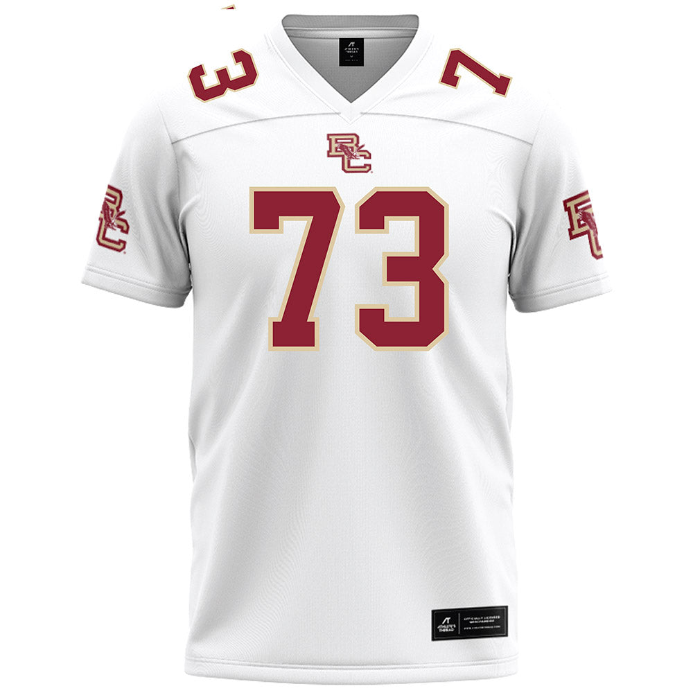 Boston College - NCAA Football : Lawrence Iyalekhue - White Football Jersey-0