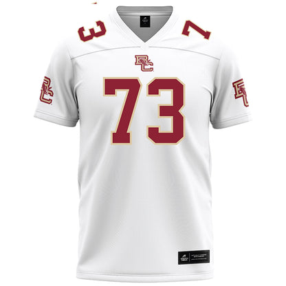 Boston College - NCAA Football : Lawrence Iyalekhue - White Football Jersey-0