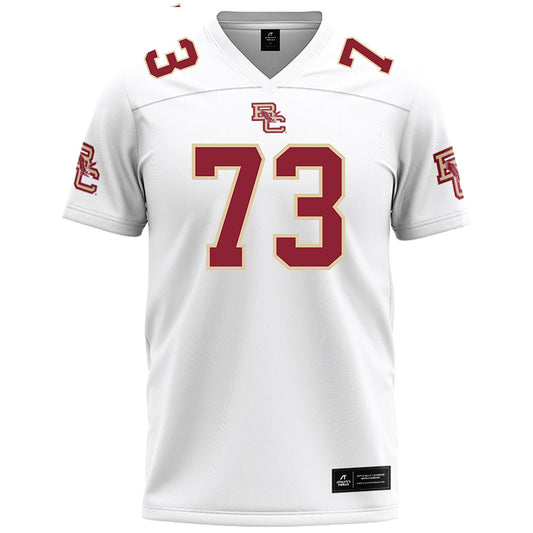 Boston College - NCAA Football : Lawrence Iyalekhue - White Football Jersey-0