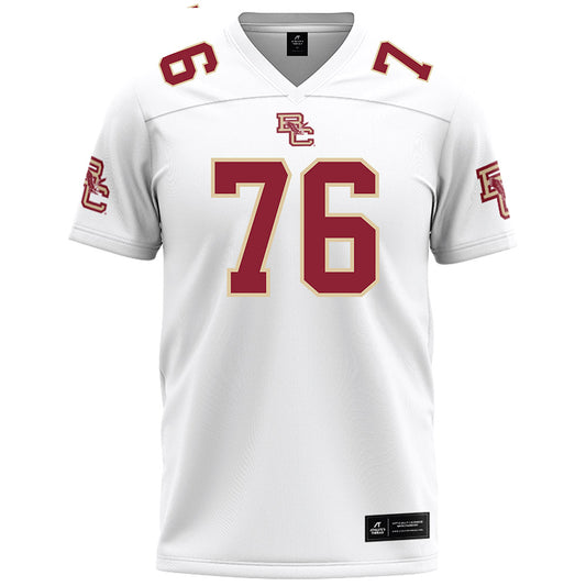 Boston College - NCAA Football : Tanner Chlupsa - White Football Jersey-0