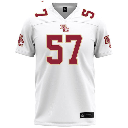 Boston College - NCAA Football : Denzil Williams Jr. - White Football Jersey-0