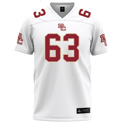 Boston College - NCAA Football : Veguer Jean-Jumeau - White Football Jersey-0
