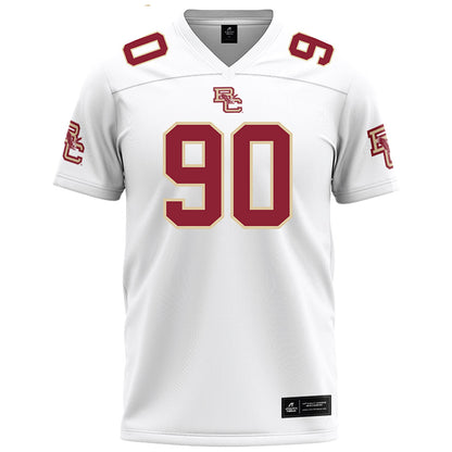 Boston College - NCAA Football : KJ Sampson - White Football Jersey-0