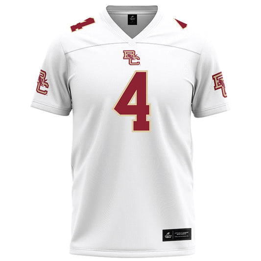 Boston College - NCAA Football : Javarius Green - White Football Jersey-0