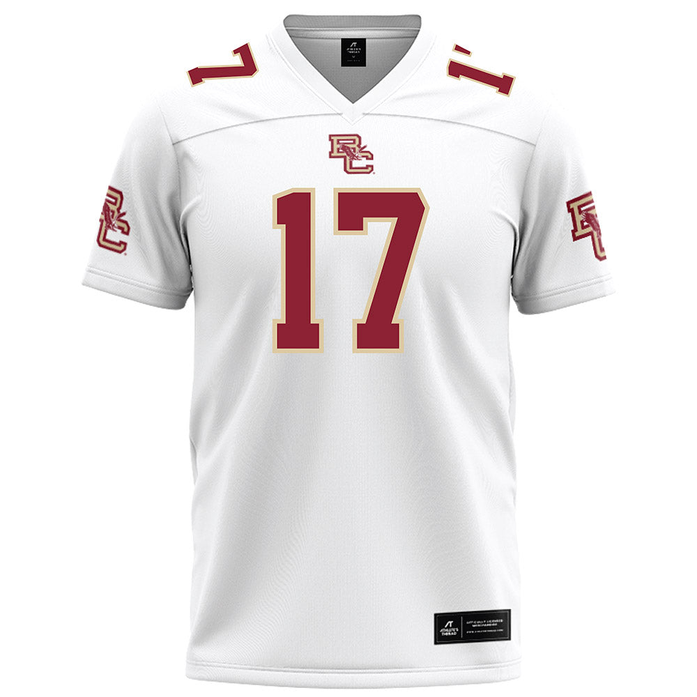Boston College - NCAA Football : Dajon Green - White Football Jersey-0