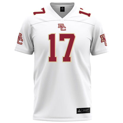 Boston College - NCAA Football : Dajon Green - White Football Jersey-0