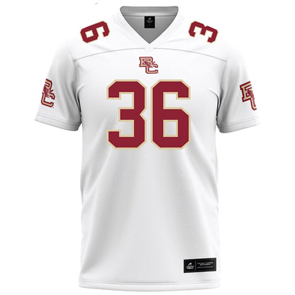 Boston College - NCAA Football : Bodie Kahoun - White Football Jersey-0