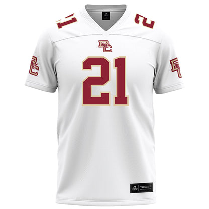 Boston College - NCAA Football : VJ Wilkins - White Football Jersey-0