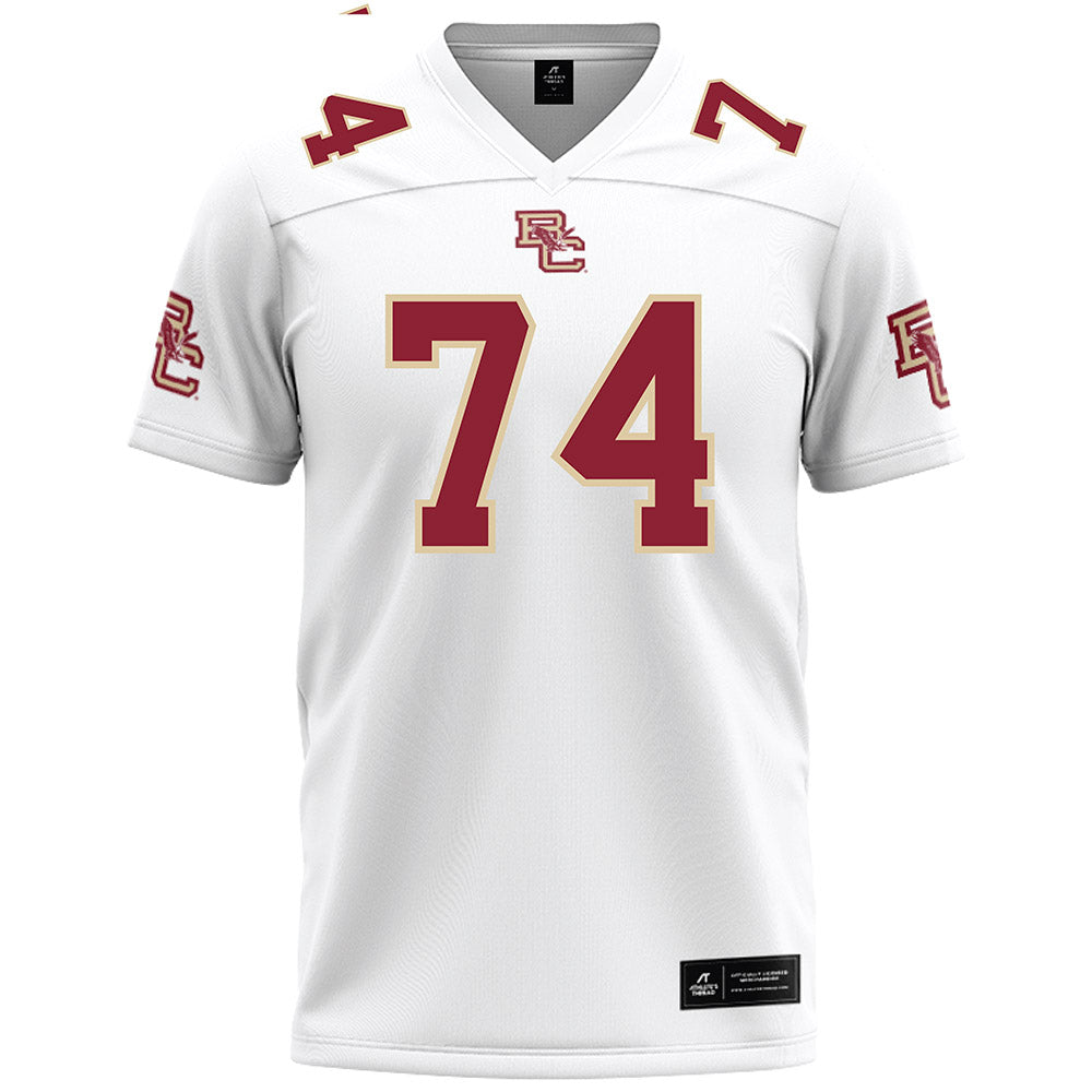 Boston College - NCAA Football : Marcelino Antunes Jr. - White Football Jersey-0