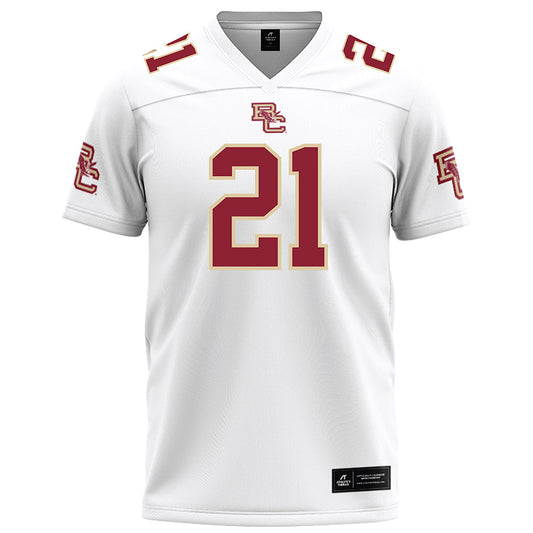 Boston College - NCAA Football : Charleston Coldon - White Football Jersey-0