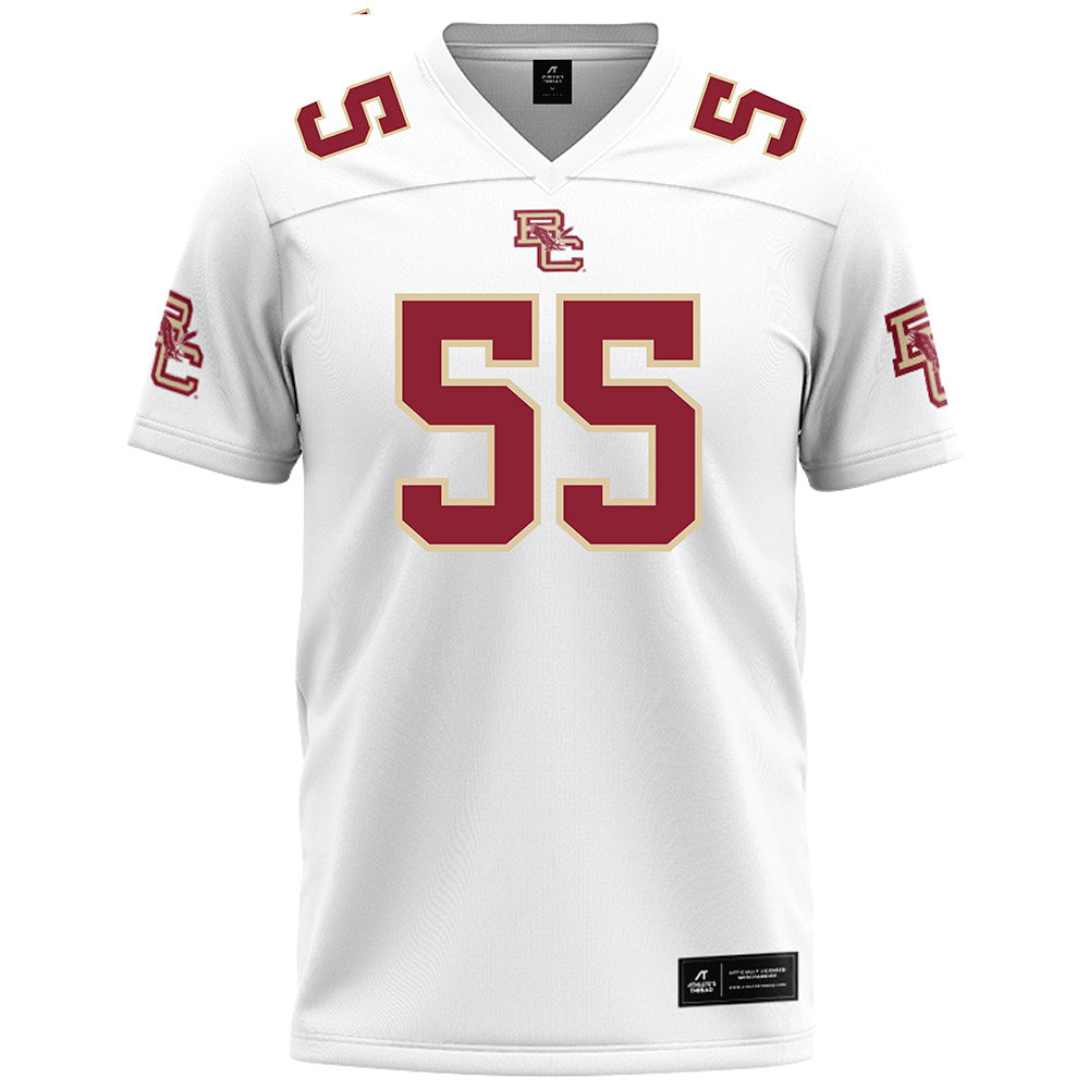 Boston College - NCAA Football : Christian Hudson - White Football Jersey-0