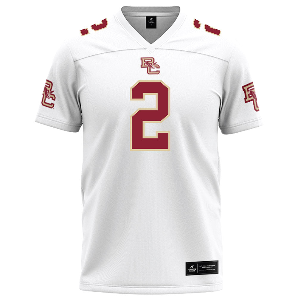 Boston College - NCAA Football : Nolan Ray - White Football Jersey-0