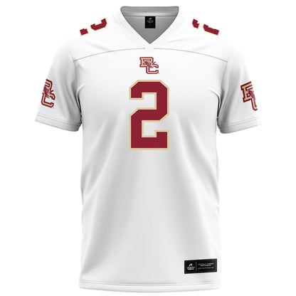 Boston College - NCAA Football : Nolan Ray - White Football Jersey-0