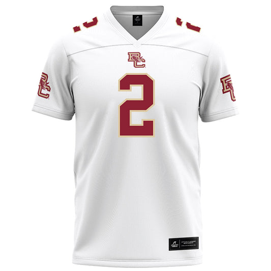 Boston College - NCAA Football : Nolan Ray - White Football Jersey-0