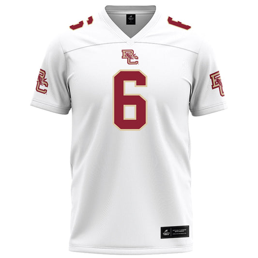 Boston College - NCAA Football : VJ Wilkins - White Football Jersey-0