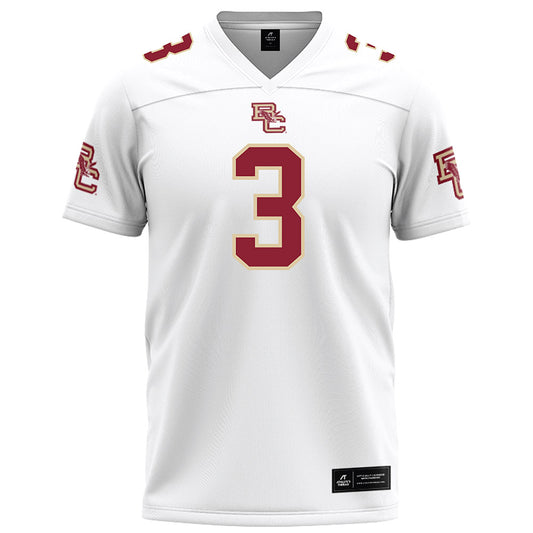 Boston College - NCAA Football : Dawson Pough - White Football Jersey-0