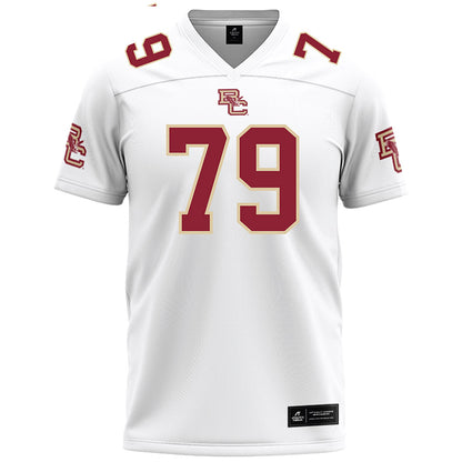 Boston College - NCAA Football : Alex Degrieck - White Football Jersey-0