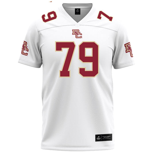 Boston College - NCAA Football : Alex Degrieck - White Football Jersey-0