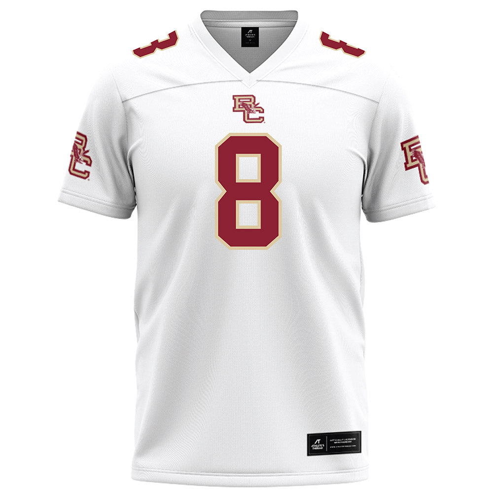 Boston College - NCAA Football : Onye Nwosisi - White Football Jersey-0