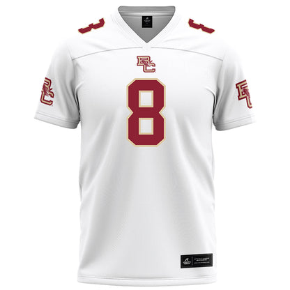 Boston College - NCAA Football : Onye Nwosisi - White Football Jersey-0