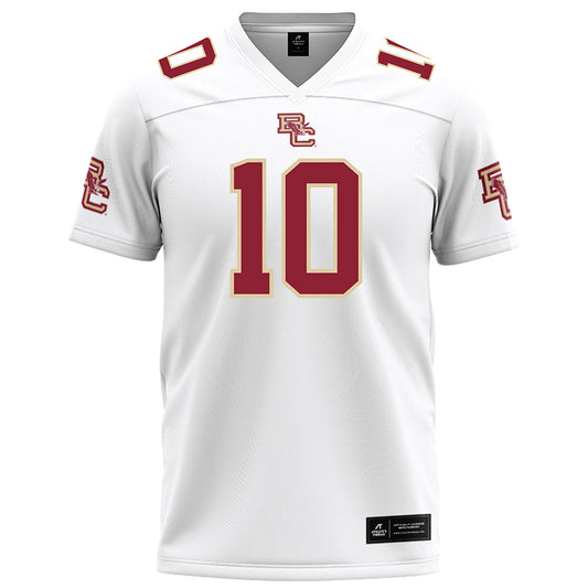 Boston College - NCAA Football : Mason McKenzie - White Football Jersey-0