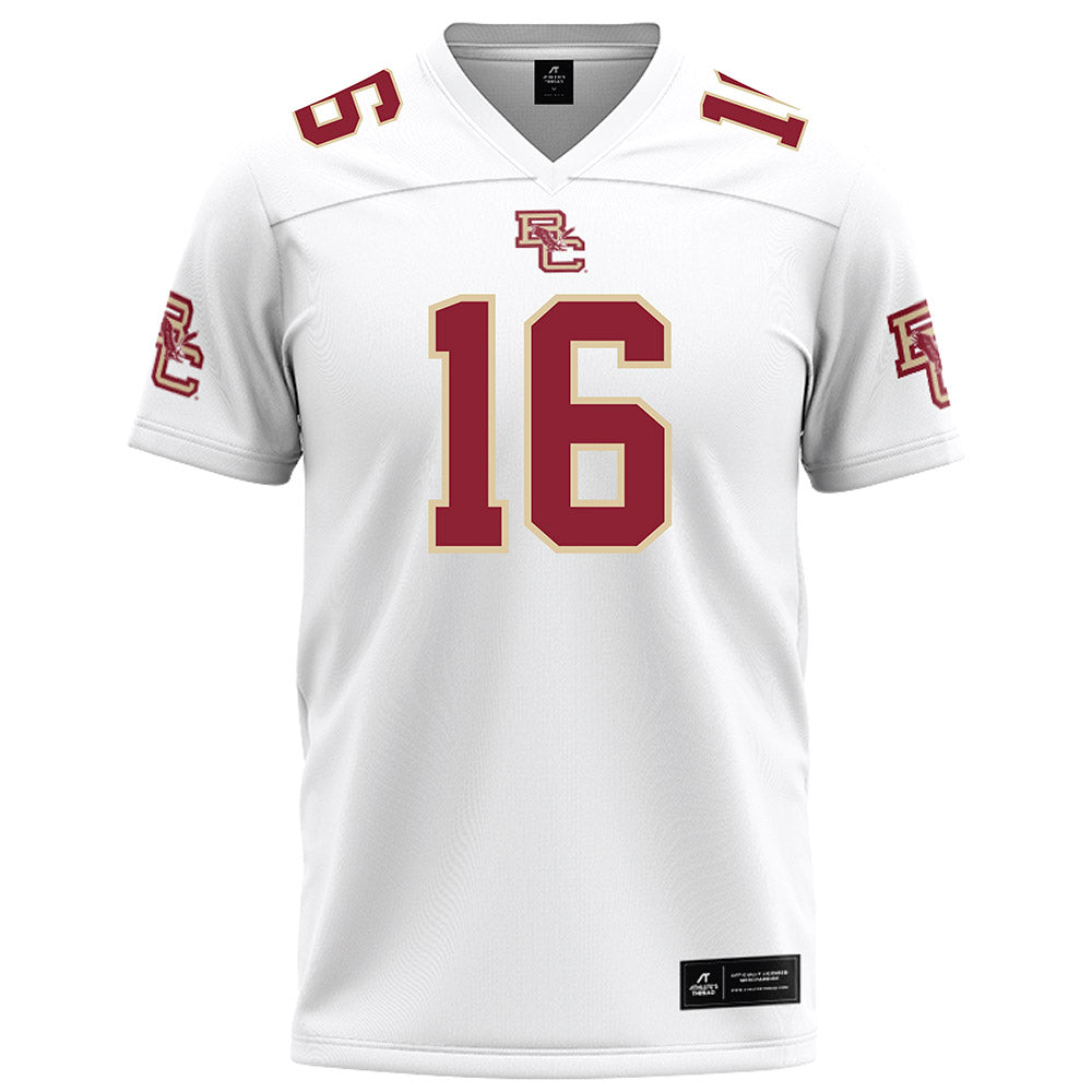 Boston College - NCAA Football : Anthony Palano - White Football Jersey-0