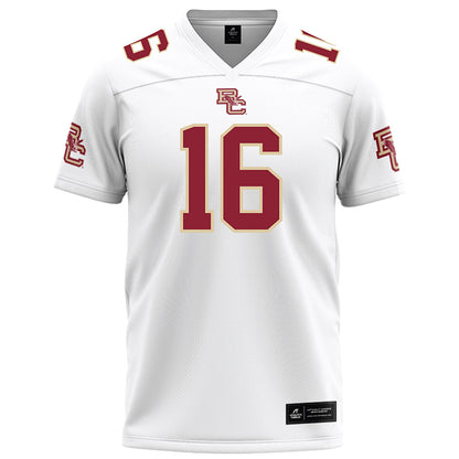 Boston College - NCAA Football : Anthony Palano - White Football Jersey-0