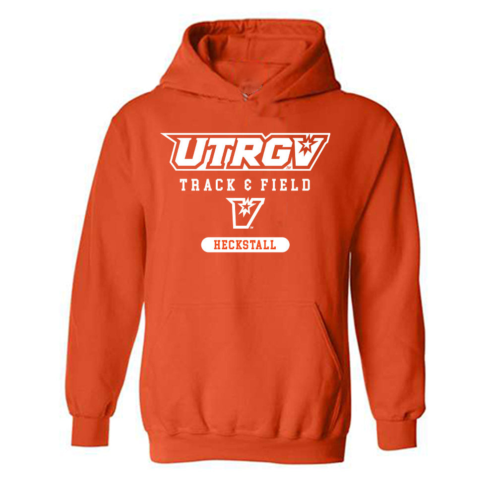 UTRGV - NCAA Women's Track & Field : Aniya Heckstall - Classic Shersey Hooded Sweatshirt-0