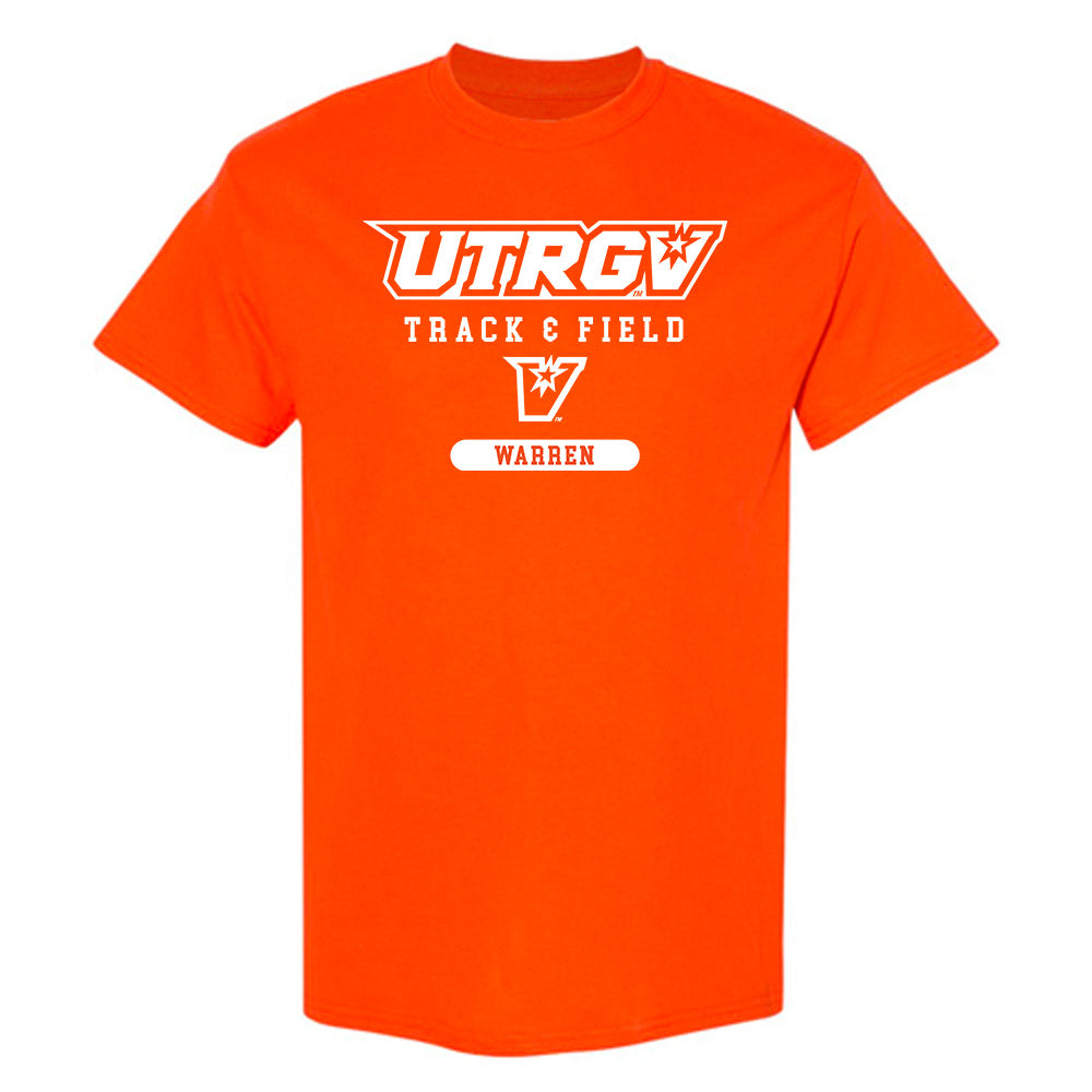 UTRGV - NCAA Men's Track & Field : Antwoine Warren - Classic Shersey T-Shirt-0