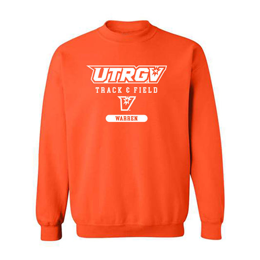 UTRGV - NCAA Men's Track & Field : Antwoine Warren - Classic Shersey Crewneck Sweatshirt-0