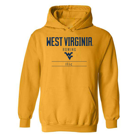 West Virginia - NCAA Women's Rowing : Una Ilic - Classic Shersey Hooded Sweatshirt-0