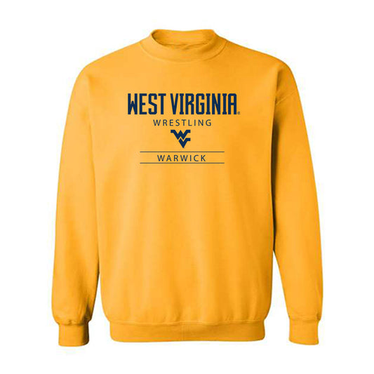 West Virginia - NCAA Wrestling : Brennan Warwick - Classic Shersey Crewneck Sweatshirt-0