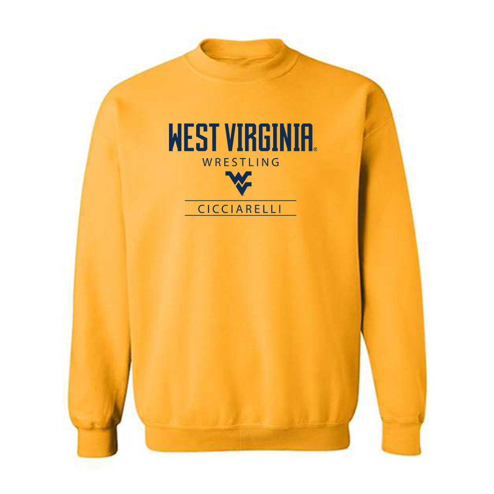 West Virginia - NCAA Wrestling : Nick Cicciarelli - Classic Shersey Crewneck Sweatshirt-0
