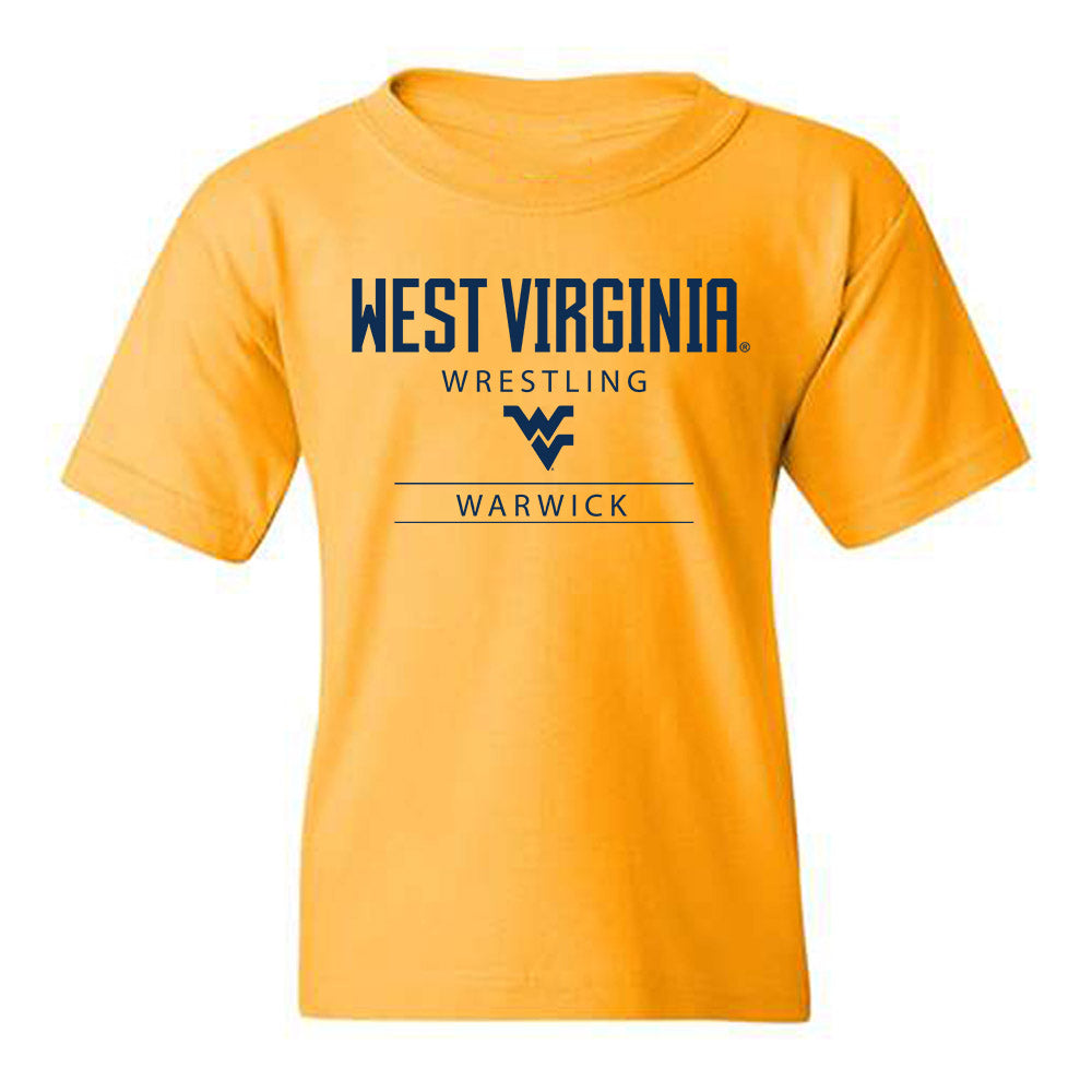 West Virginia - NCAA Wrestling : Brennan Warwick - Classic Shersey Youth T-Shirt-0