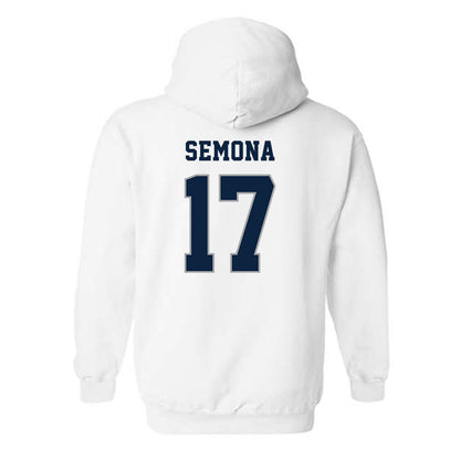 Xavier - NCAA Women's Volleyball : Gabby Semona - Classic Shersey Hooded Sweatshirt-1