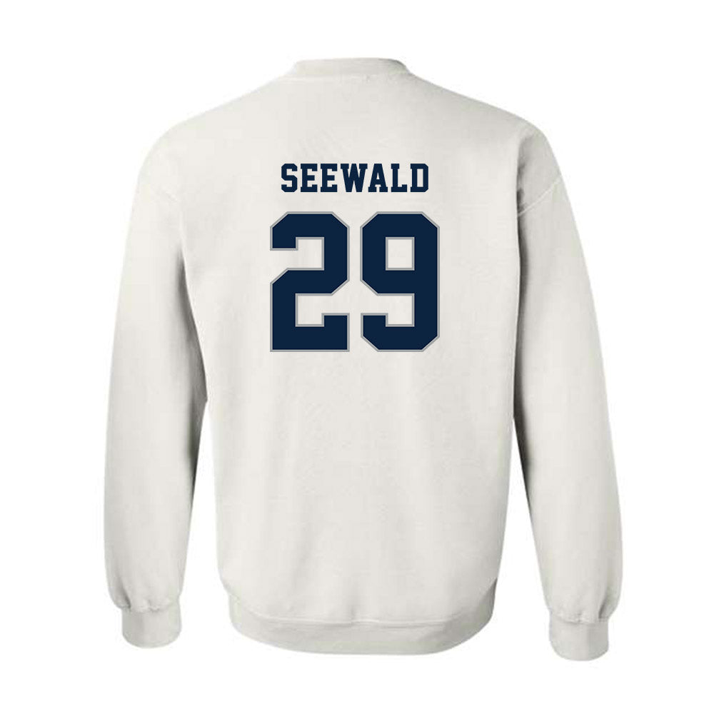 Xavier - NCAA Women's Lacrosse : Julia Seewald - Classic Shersey Crewneck Sweatshirt-1
