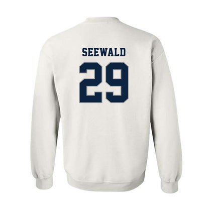 Xavier - NCAA Women's Lacrosse : Julia Seewald - Classic Shersey Crewneck Sweatshirt-1
