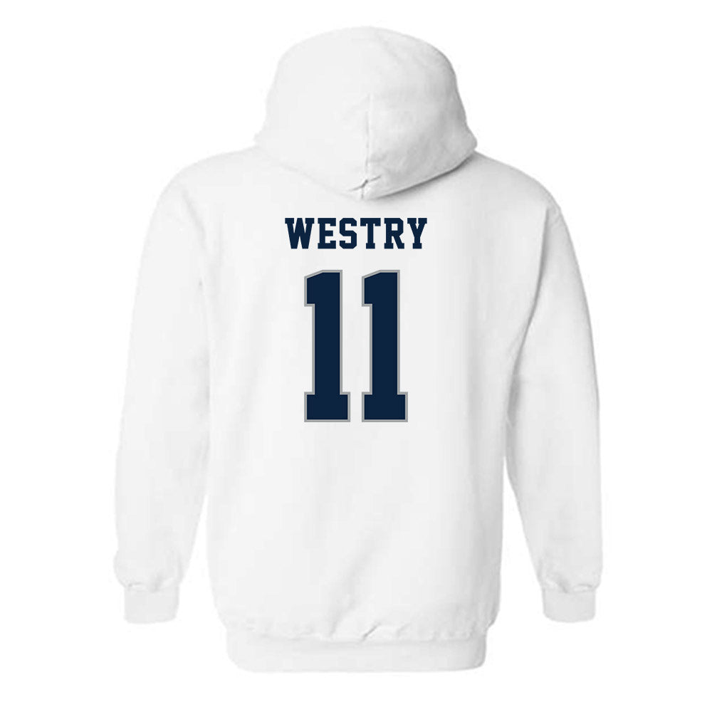 Xavier - NCAA Men's Basketball : Chance Westry - Classic Shersey Hooded Sweatshirt-1