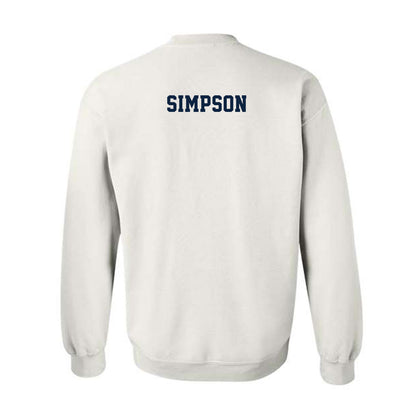 Xavier - NCAA Men's Swimming & Diving : Walker Simpson - Classic Shersey Crewneck Sweatshirt-1