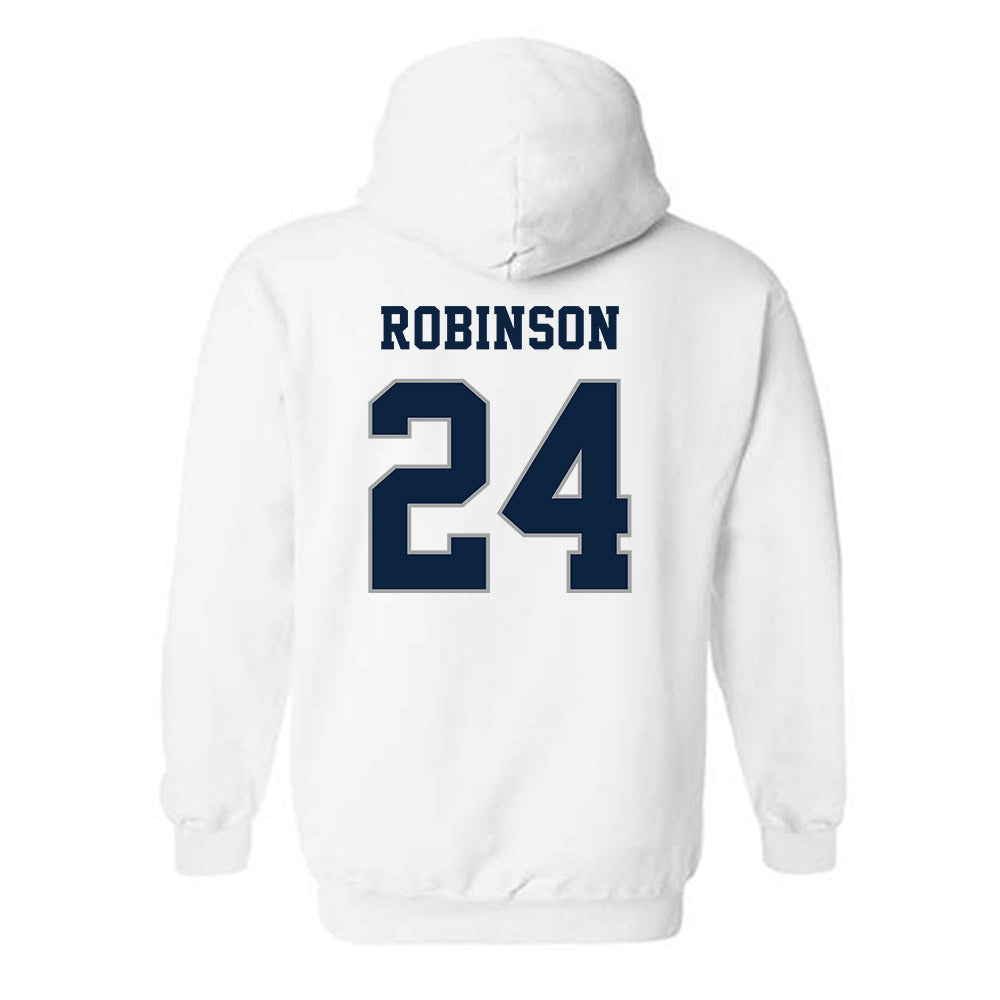 Xavier - NCAA Baseball : Cooper Robinson - Classic Shersey Hooded Sweatshirt-1