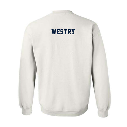 Xavier - NCAA Men's Basketball : Chance Westry - Classic Shersey Crewneck Sweatshirt-1