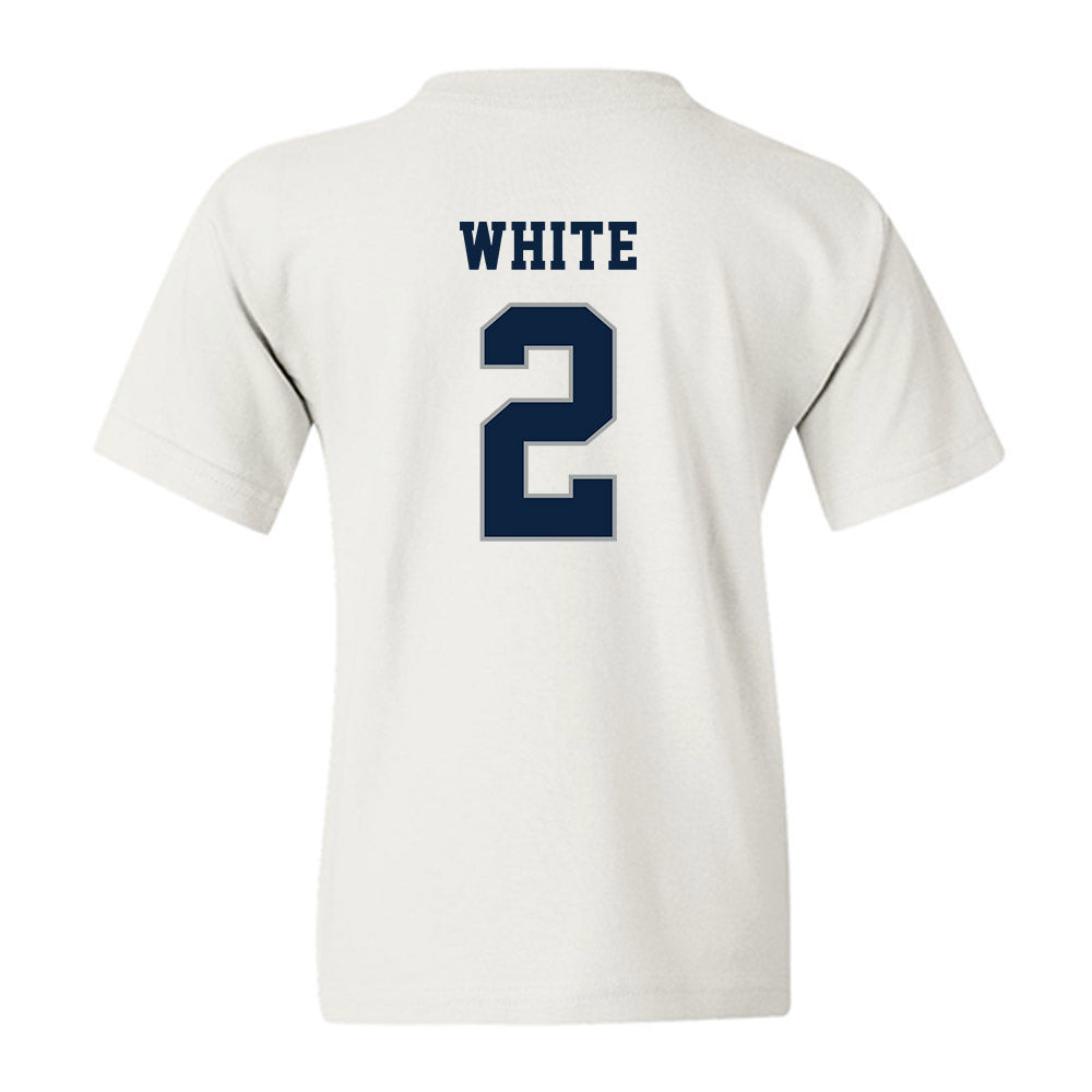 Xavier - NCAA Women's Basketball : Savannah White - Classic Shersey Youth T-Shirt-1