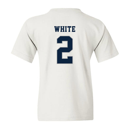 Xavier - NCAA Women's Basketball : Savannah White - Classic Shersey Youth T-Shirt-1